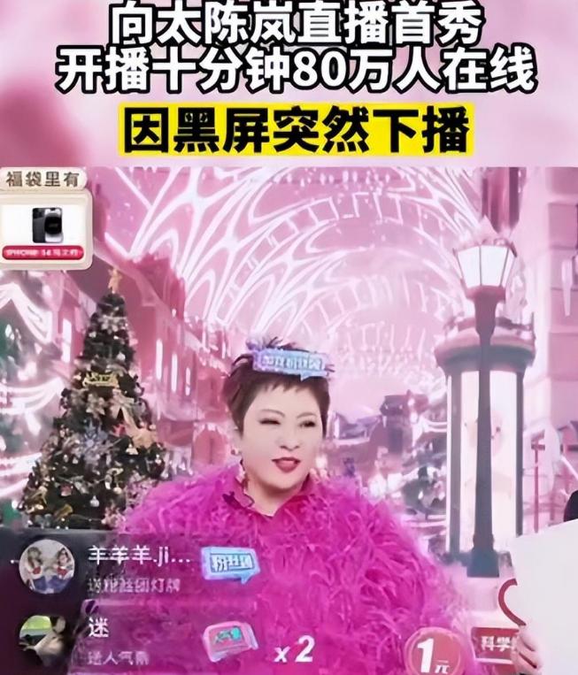 陈岚直播首秀被吐槽,陈岚直播后被调侃