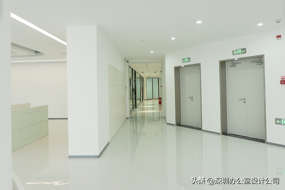 深圳大气装修办公室风格,南山区简约办公室装修设计