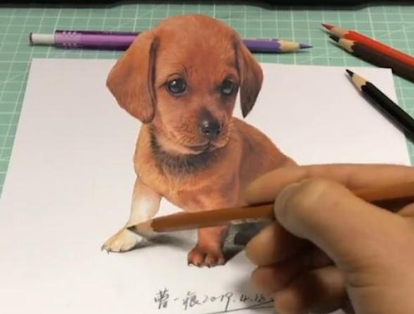 3D绘画牛人多厉害?画出真假难辨的“立体美女”,震惊500万网友