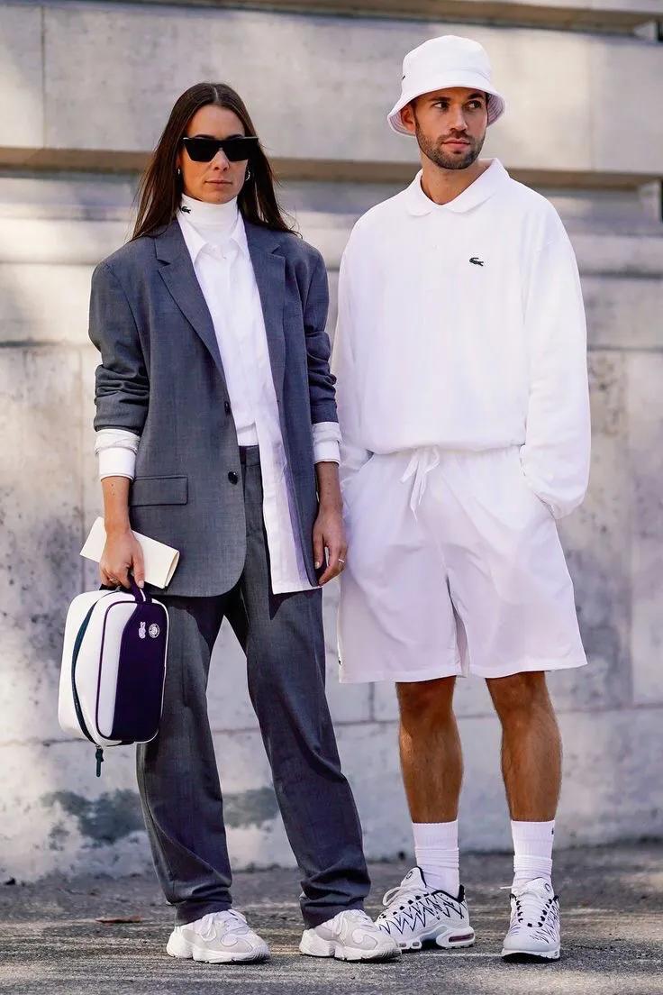 男士夏日显白短衣短裤穿搭,男士夏季短裤穿搭休闲质感高级