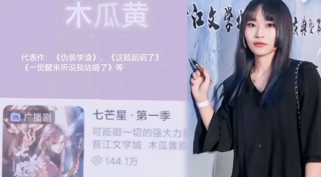 从笔名就能看出她的写作风格，第一个反对耽改的晋江人气作者