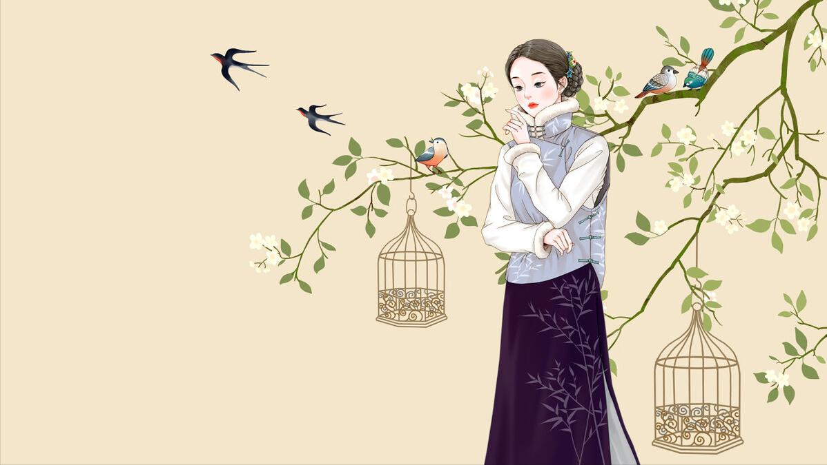 8首唯美的燕子诗词，莺莺燕燕春春，花花柳柳真真