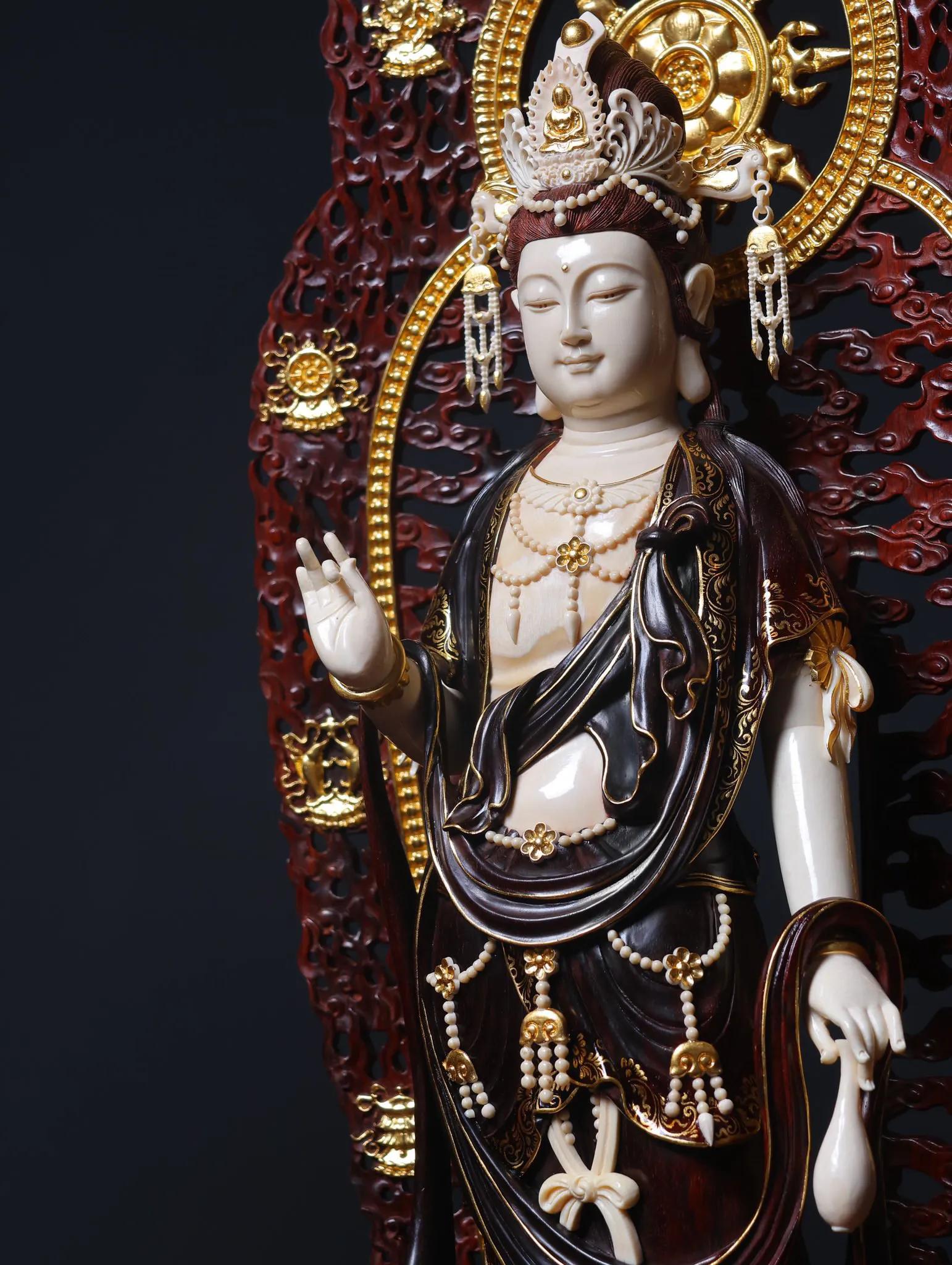 西方三圣接引真实案例,西方三圣挂画