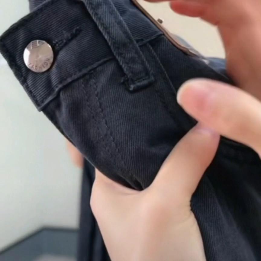 高腰莱赛尔天丝窄版阔腿牛仔裤,高腰莱赛尔天丝牛仔裤女薄款