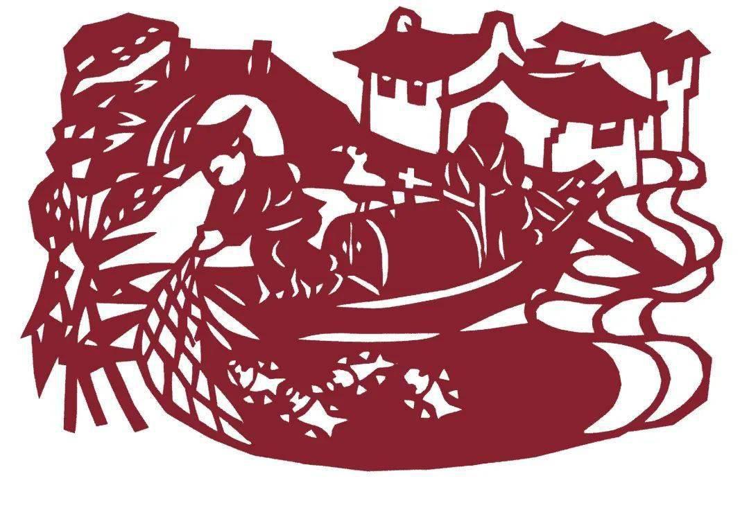 二十四节气立秋剪纸教学过程,二十四节气剪纸雪人手工