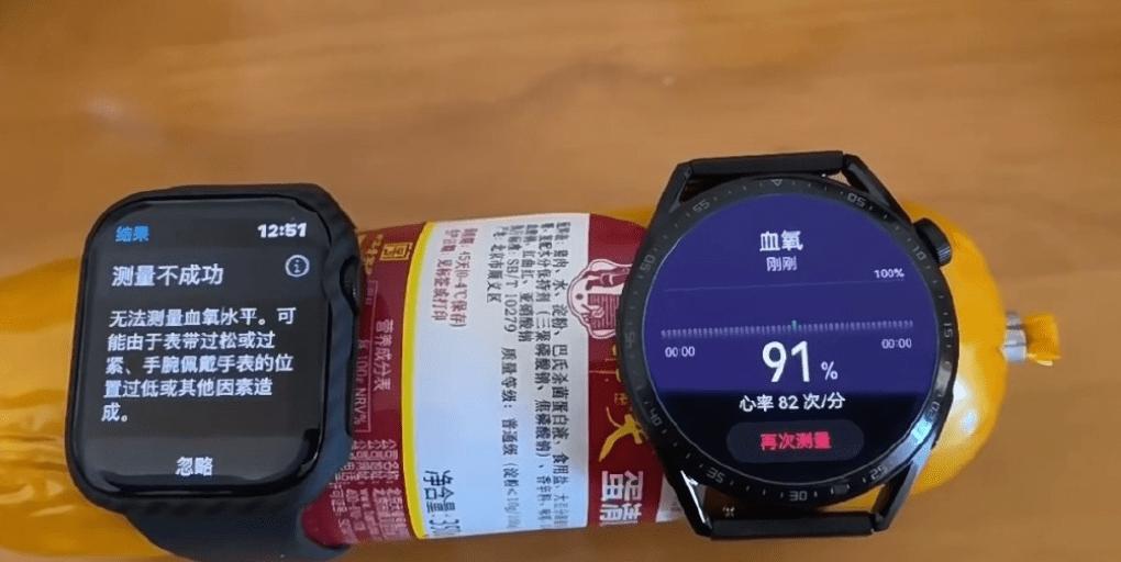 华为watchgt3血氧饱和度怎么测,华为手表在火腿上测出心率