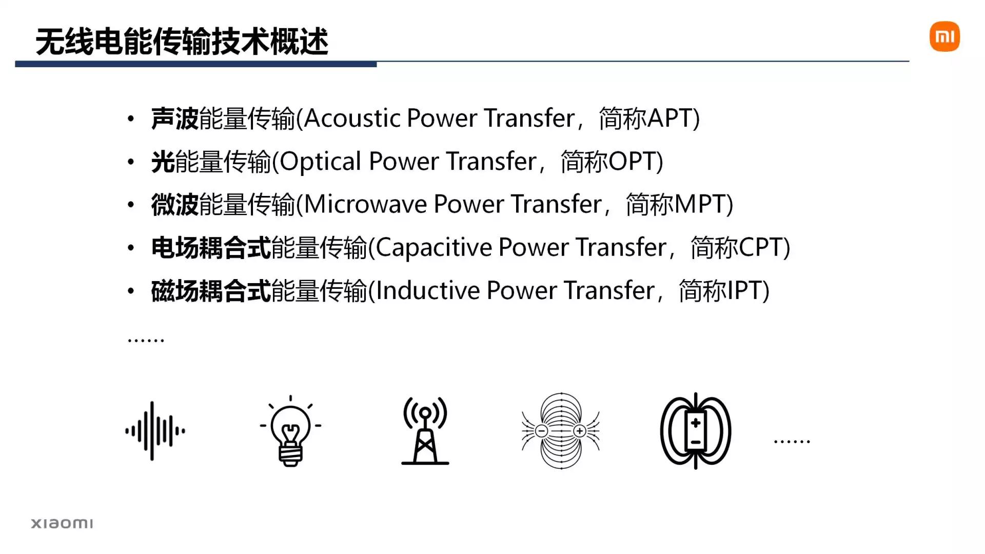 小米无线充电技术原理,小米无线充电发展趋势表