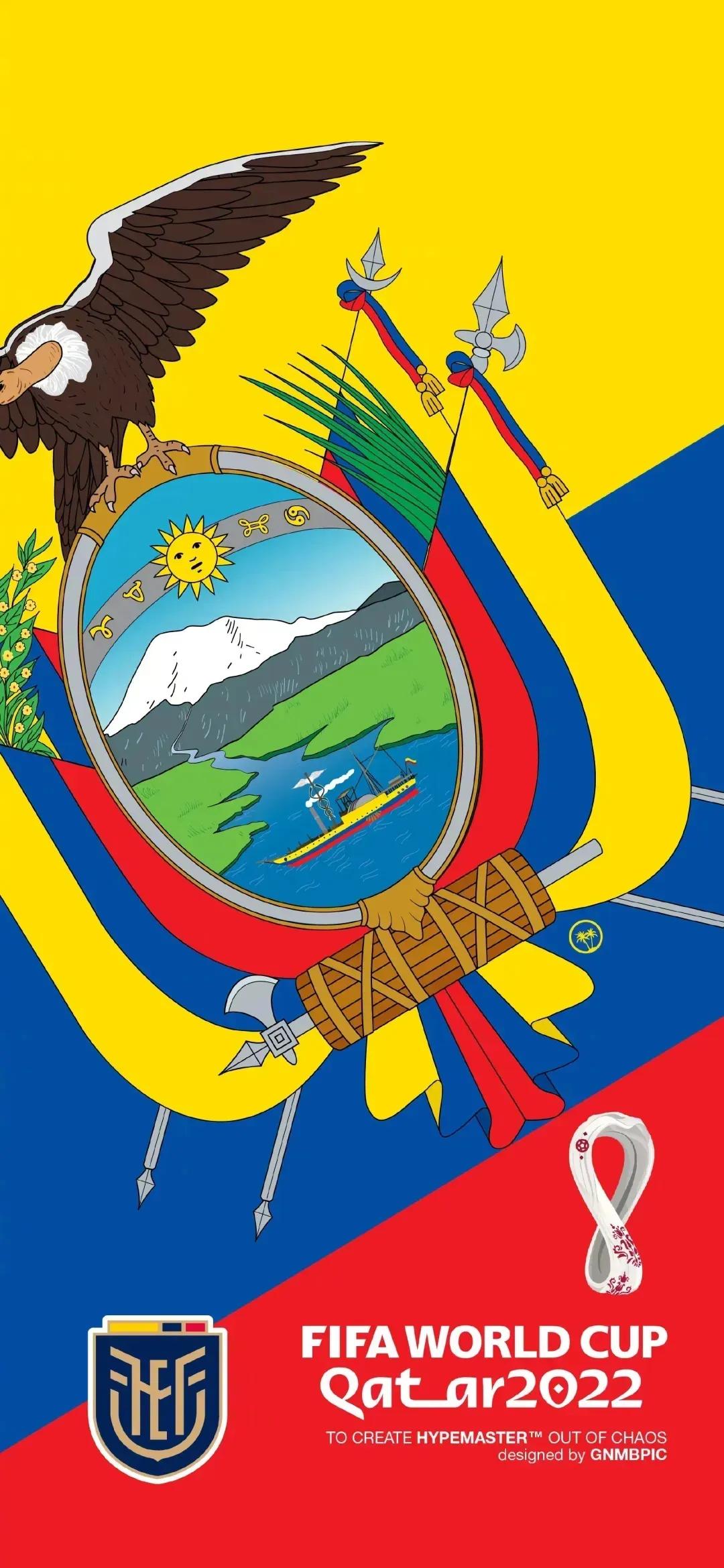 2022世界杯参赛球队手机壁纸精选