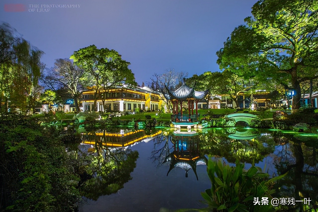 最美杭州西湖断桥夜景,杭州夜西湖美景视频