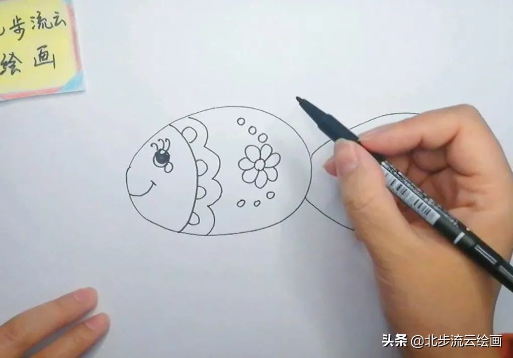 儿童简笔画教程小鱼,儿童简笔画小鱼最简单画法