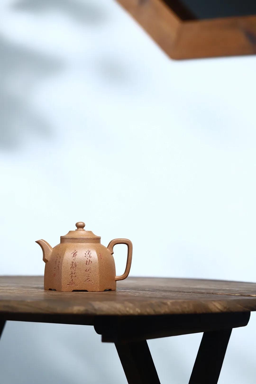 正宗宜兴紫砂方茶壶,宜兴黑金砂紫砂壶