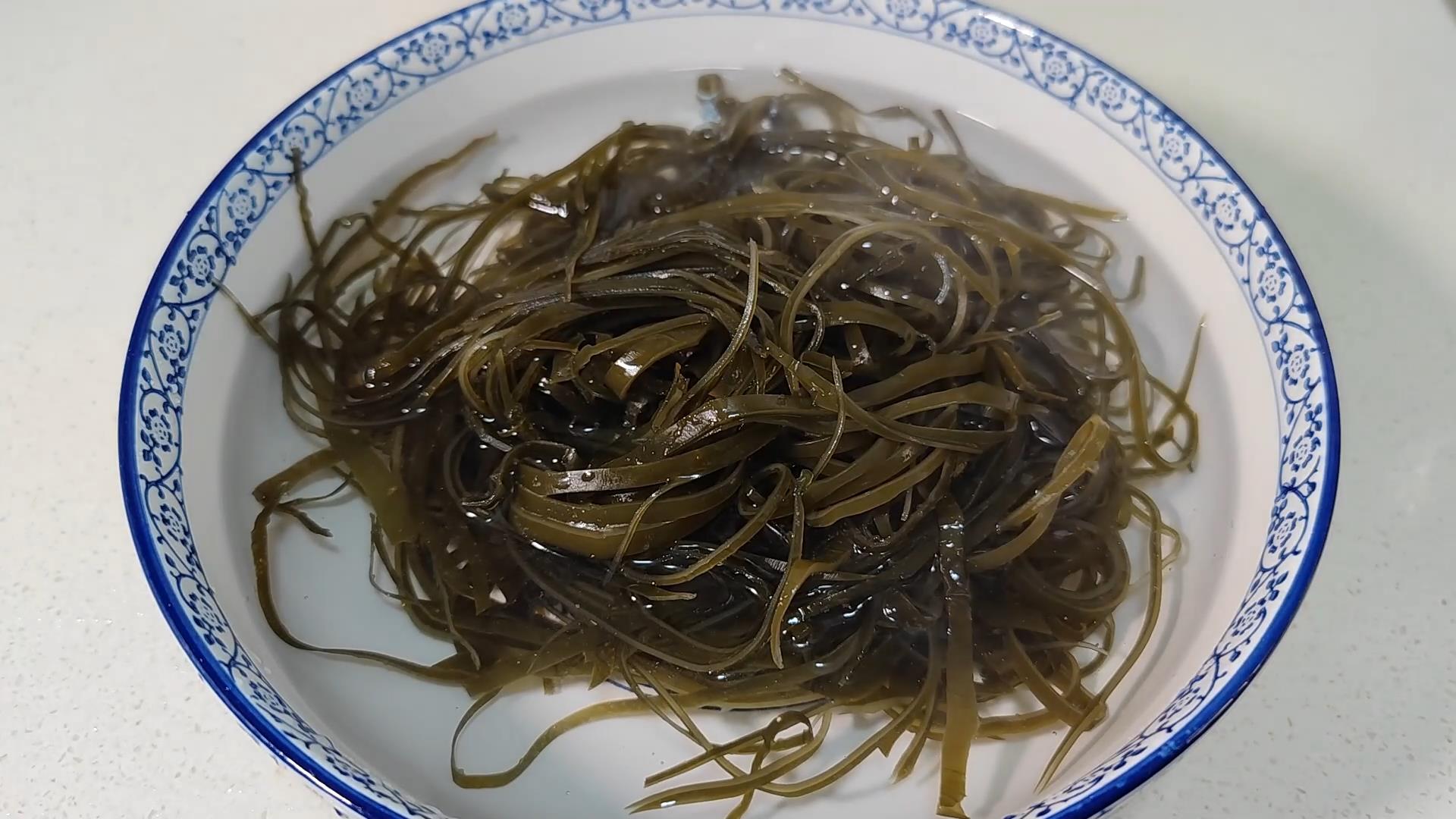 凉拌海带丝怎么洗海带,海带别直接用水泡了不好吃