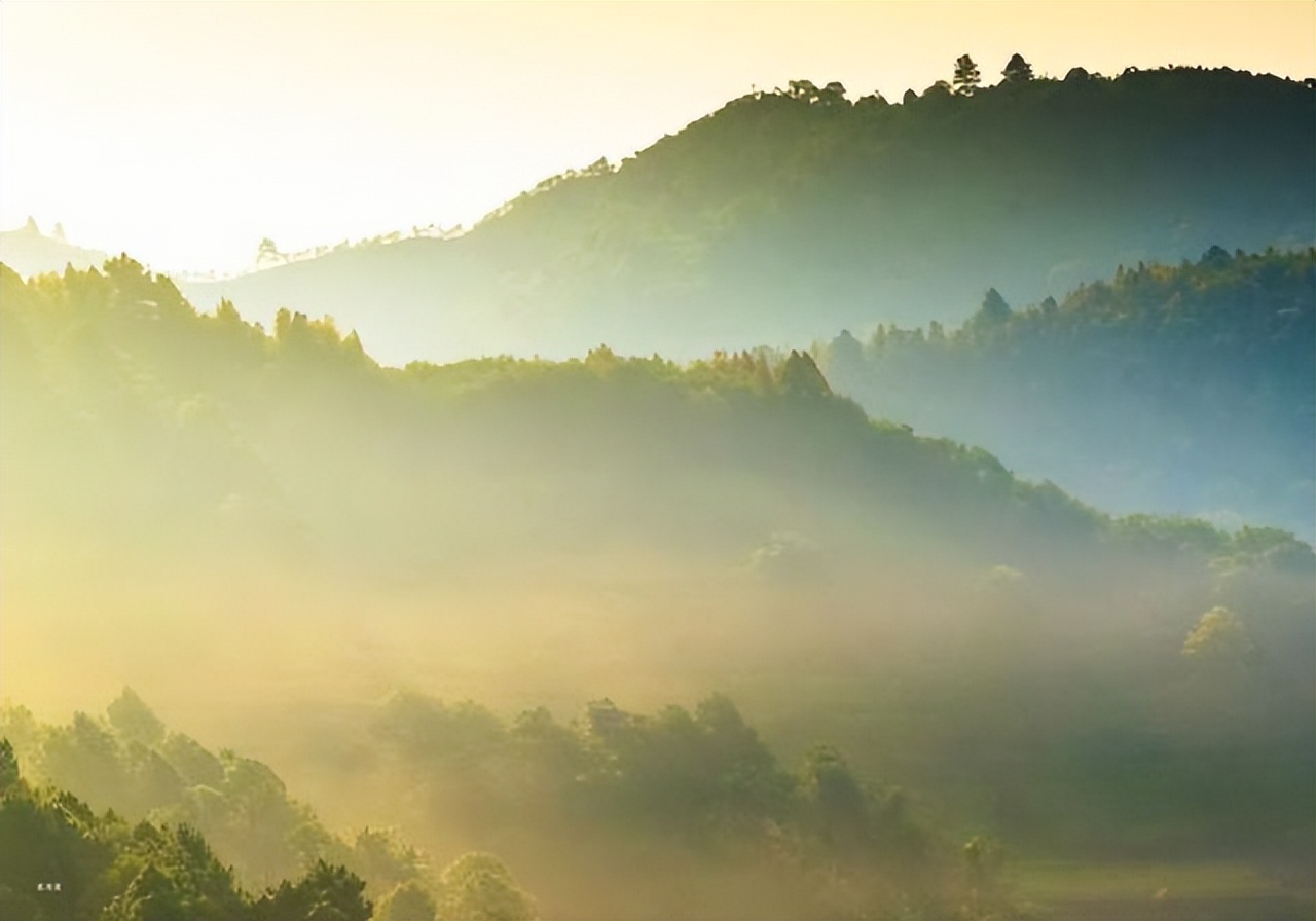 北宋释家诗人闲居山林,写下了两首七绝,诗中有画且充满禅趣