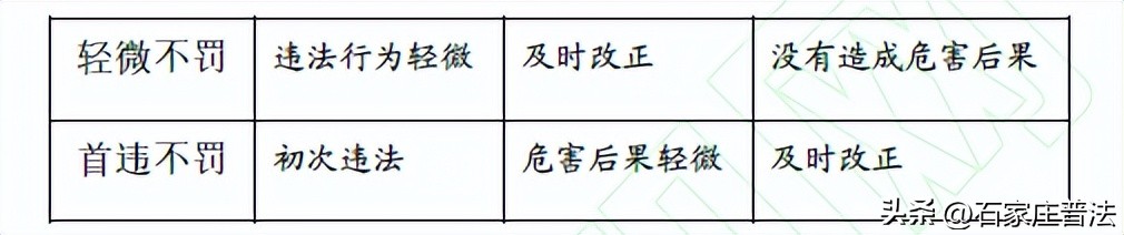 首违不罚的罚是指,首违不罚和无主观故意不罚