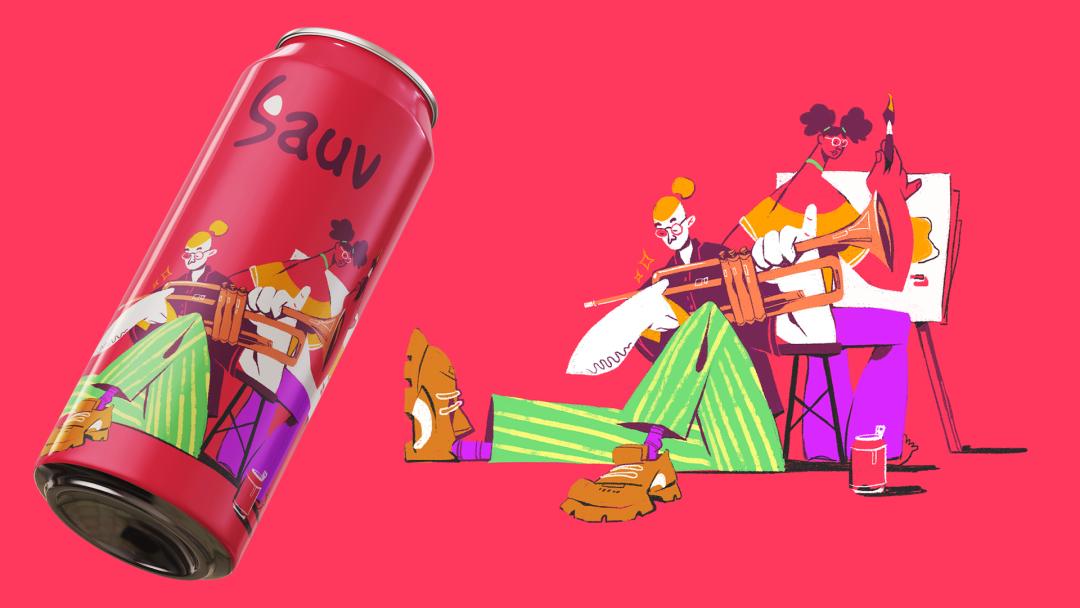 简约化酒包装设计图片,这些酒包装设计太上头了