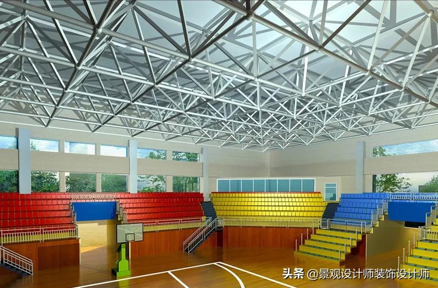 室内外篮球场设计案例效果图,室内篮球场设计视频