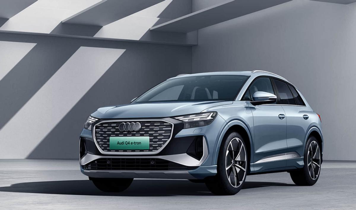 全新奥迪q4e-tron开起来怎么样,量产版奥迪q4e-tron谍照首次亮相