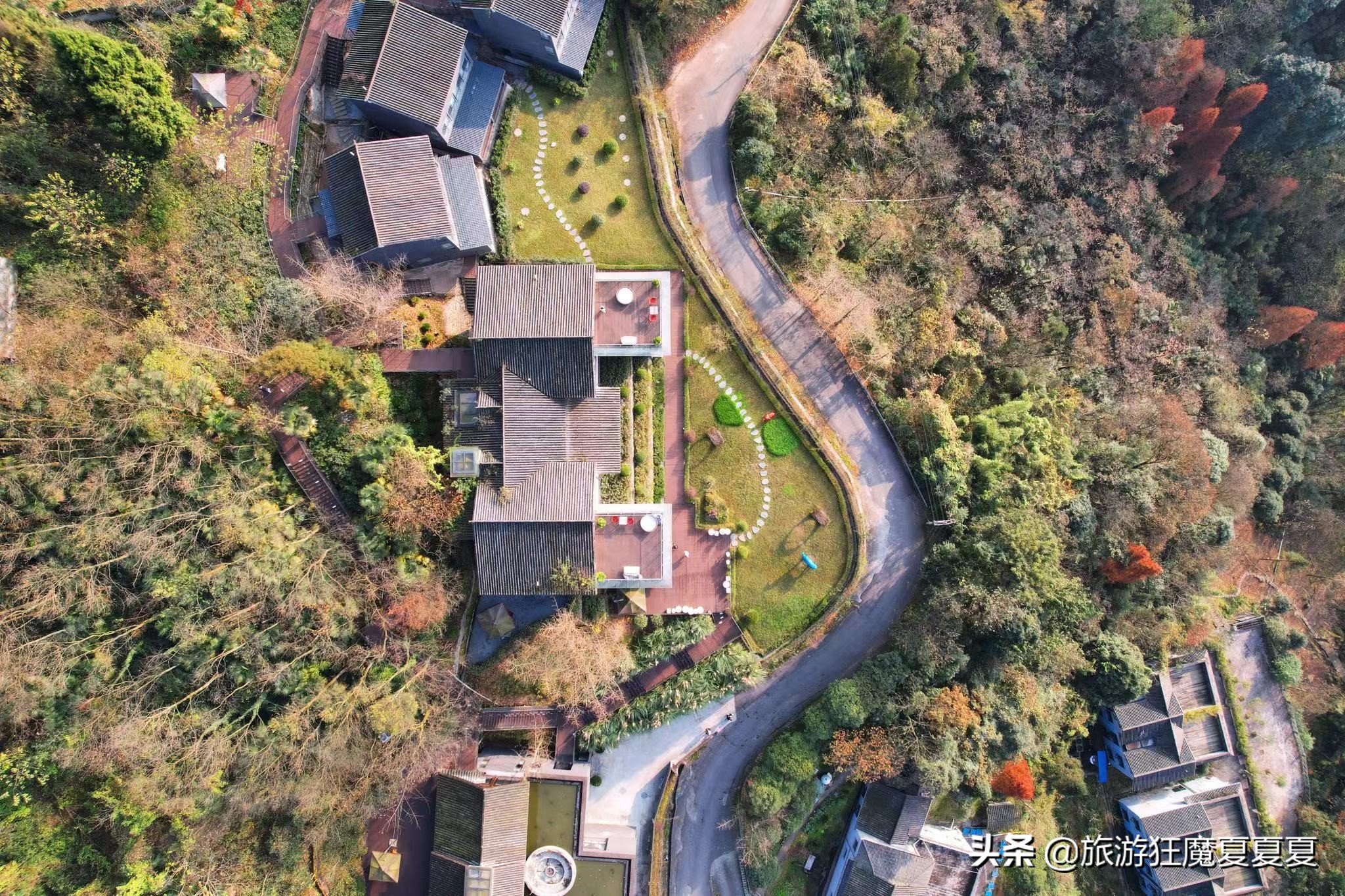 青城山后山通天洞白云寺,青城山四大名山