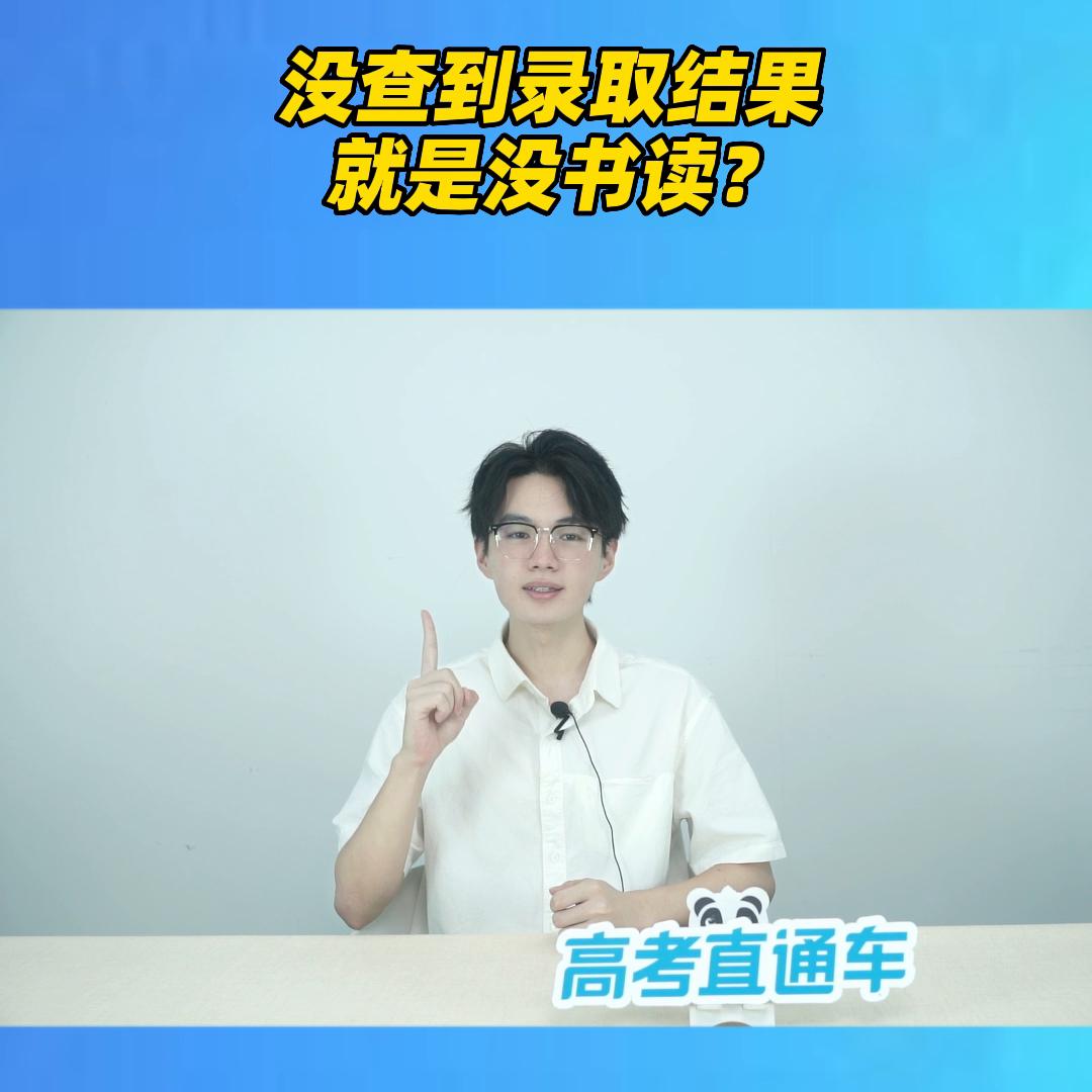 高考录取查询无录取数据,没查到录取信息是不是就是没录取