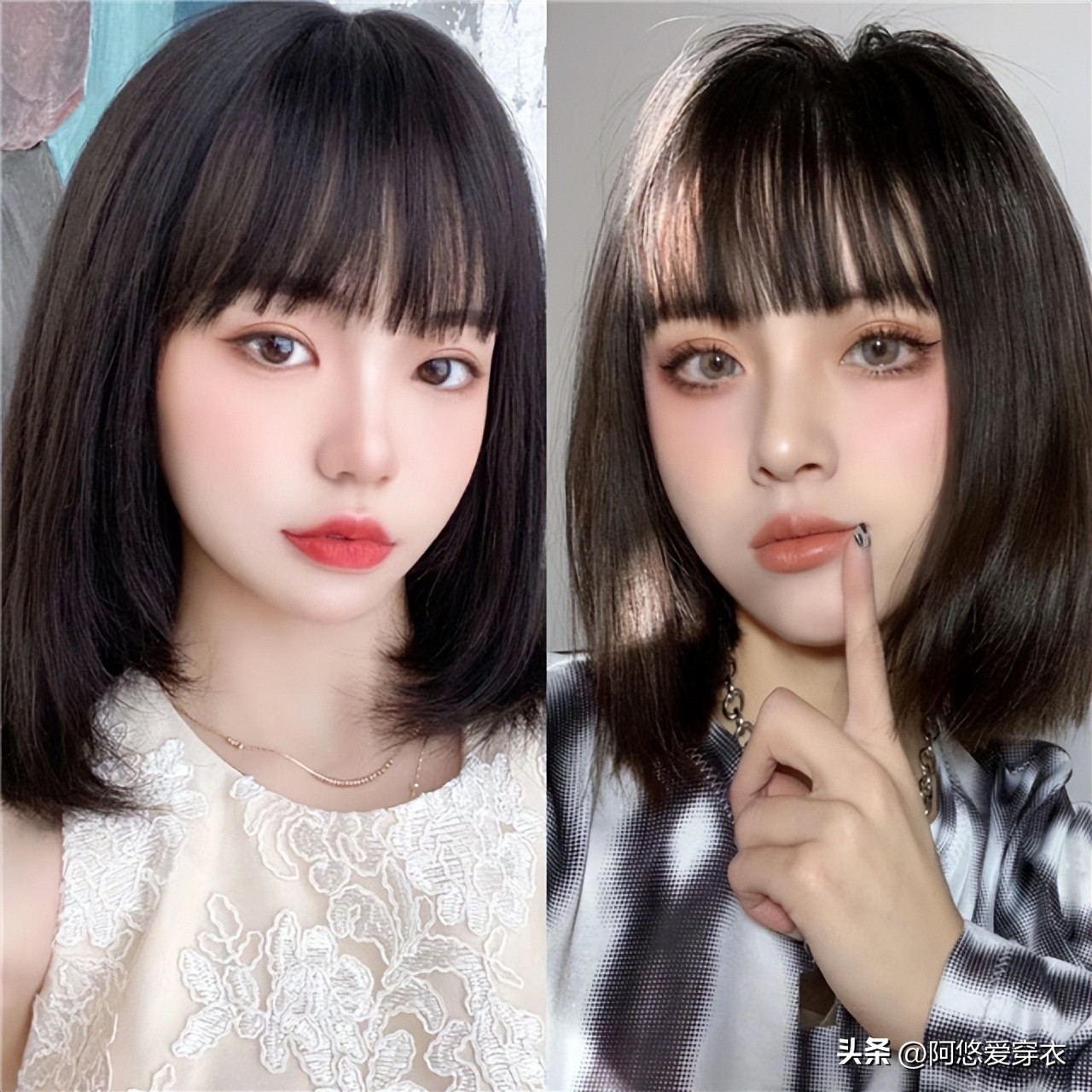 今年火了一款发型漫画锁骨发,2020年最流行的发型锁骨发圆脸