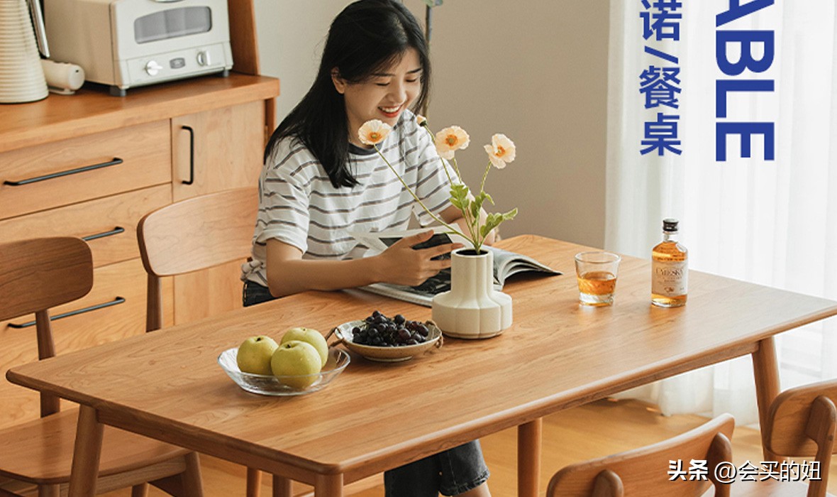 最好的实木餐桌,简约实木餐桌店铺推荐