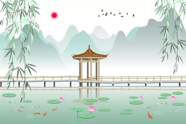 碧荷生香,竹风穿庭,三首古诗,漫阅盛夏风景,细品岁月清欢