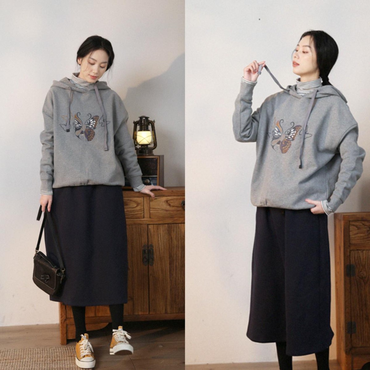 卫衣穿在里面怎么搭配好看,卫衣和什么衣服穿搭好看