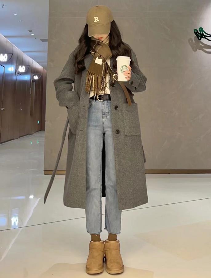 女生买大衣哪种版型才显瘦,瘦子怎么穿大版型的大衣好看