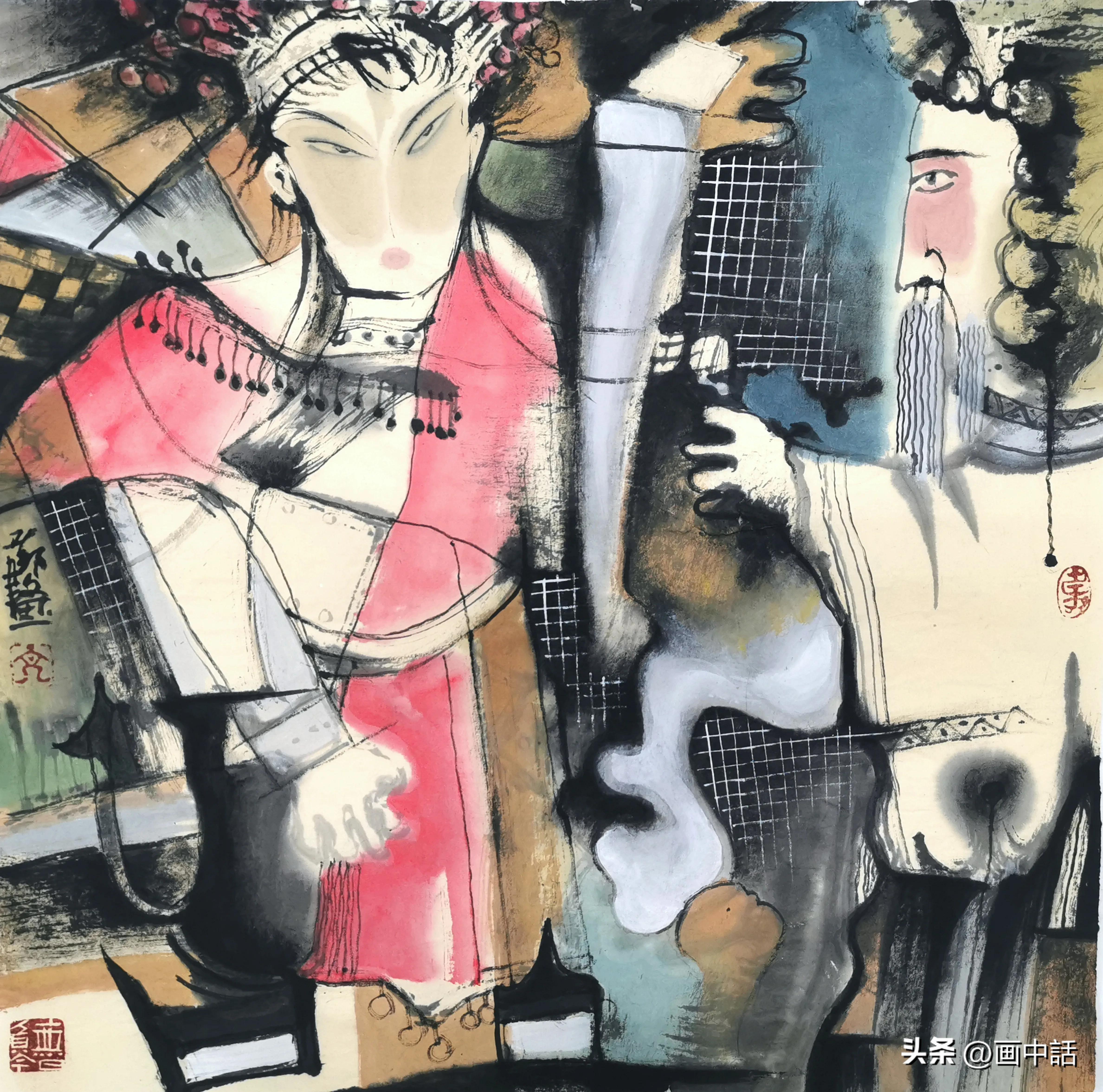 【*今条头日**】“梦”与“戏”/邓文绘画作品