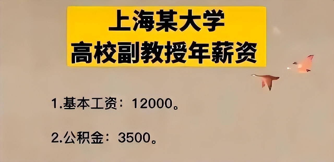 上海教师公积金工资,上海大学副教授公积金有多少