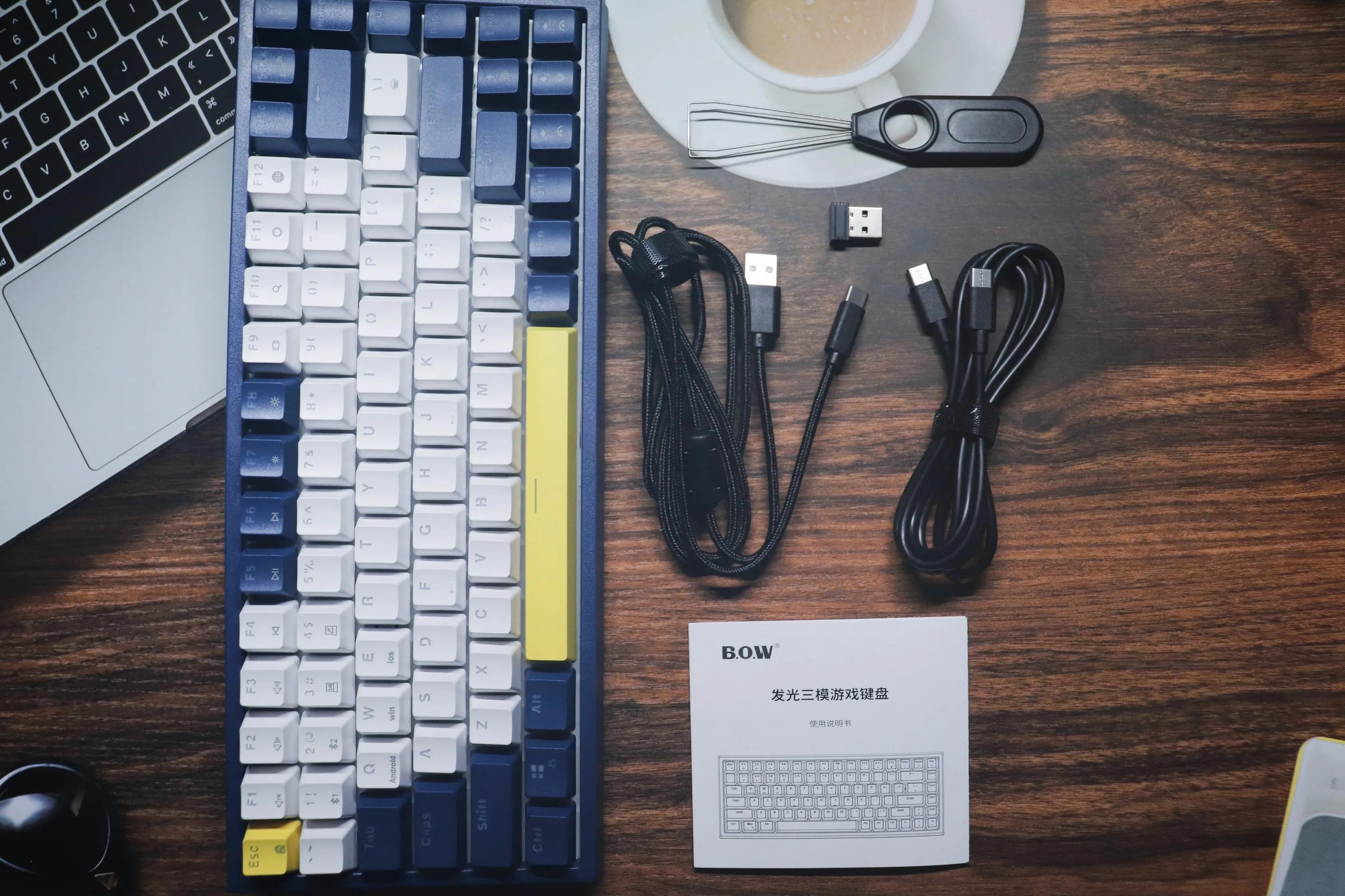 bow航世键盘无线茶轴,rgb无线机械键盘推荐