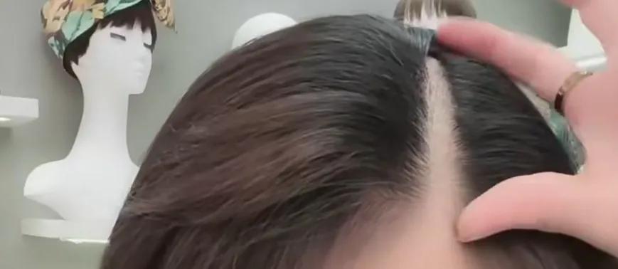 白头发不染可以戴假发吗,假发可以解决白头发的烦恼