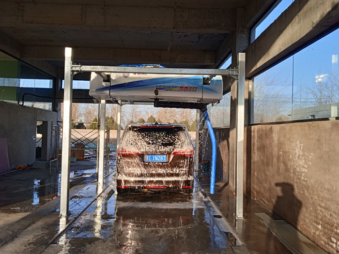 镭豹全自动洗车机s90型,镭鹰s90全自动洗车机安装讲解