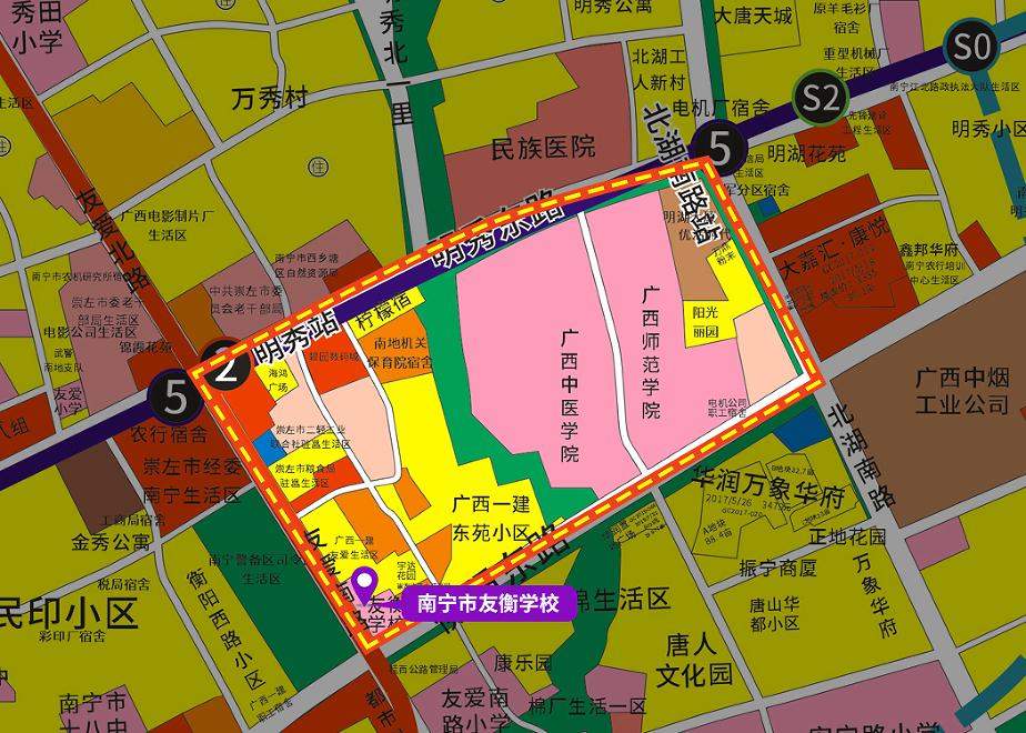 西乡塘区小学地段划分,2021西乡塘区小学划分