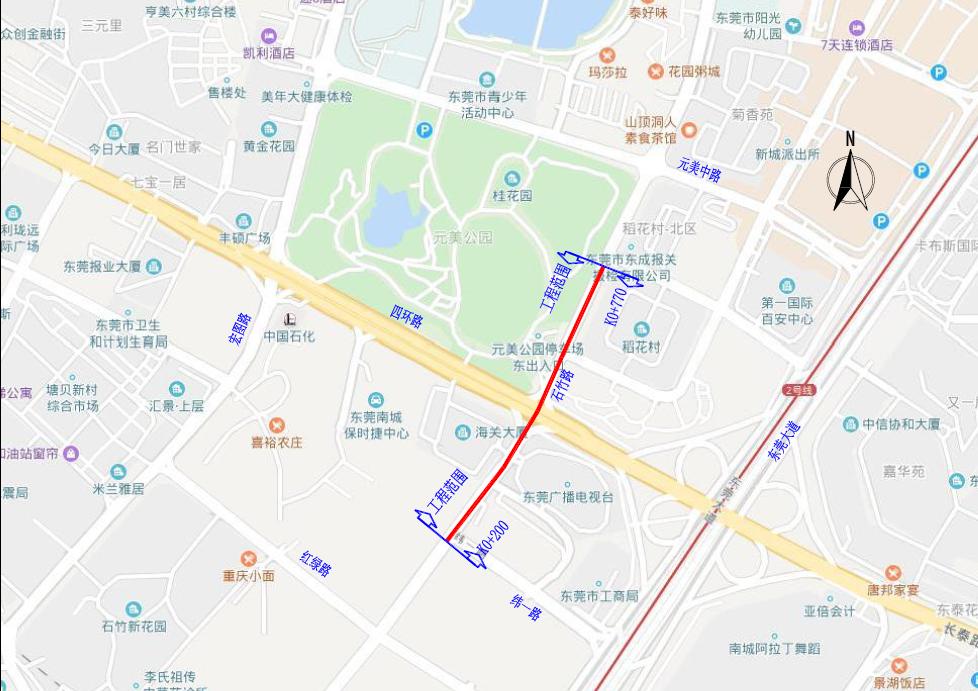 东莞市石竹路下穿通道,东莞市石竹路下穿通道效果图