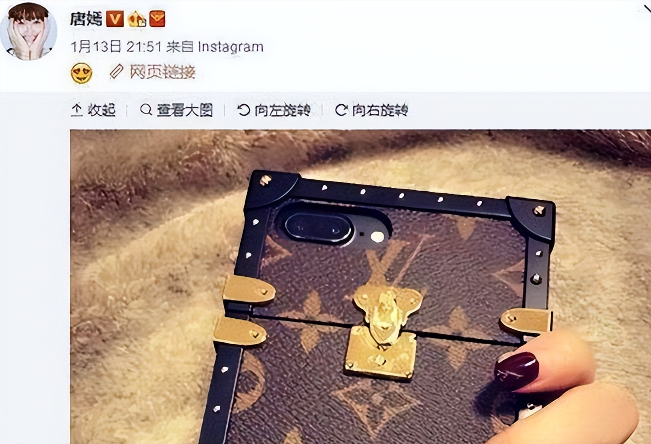 “花钱如流水”唐嫣：一个手机壳价值四万，她为何频穿假货走秀？