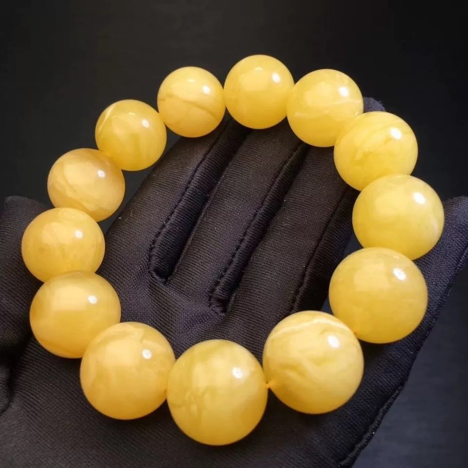 蜜蜡手串无光泽,蜜蜡手串真假识别方法