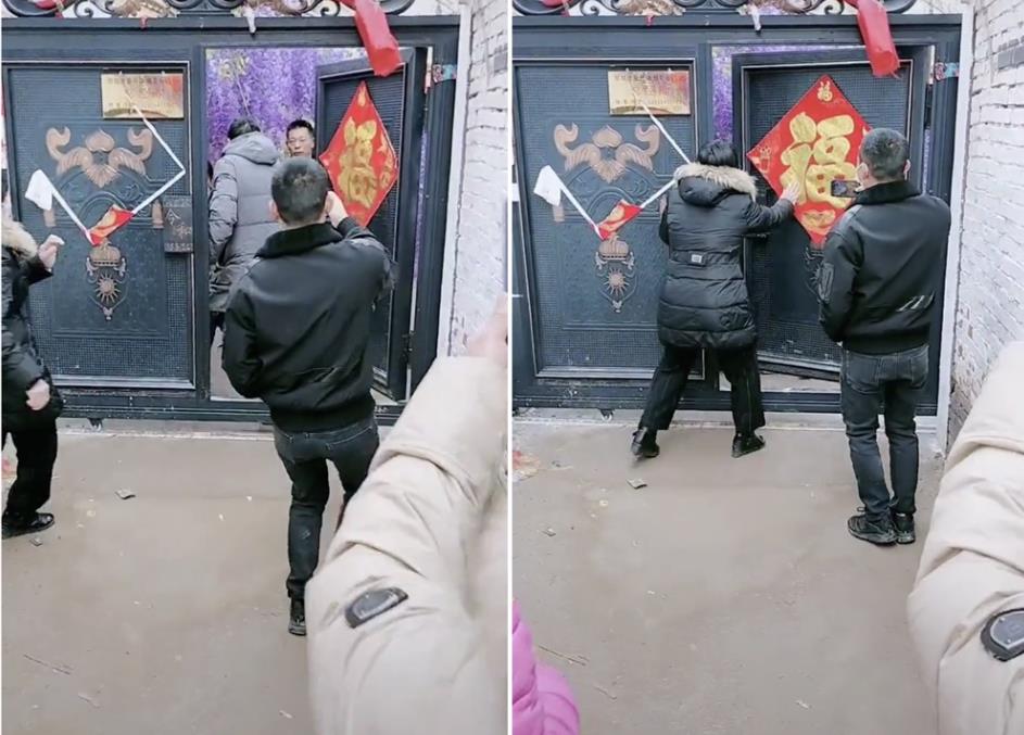 大衣哥出门被粉丝围了,大衣哥被堵门完整版