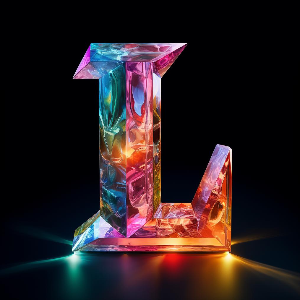 d字母设计,水晶字母设计