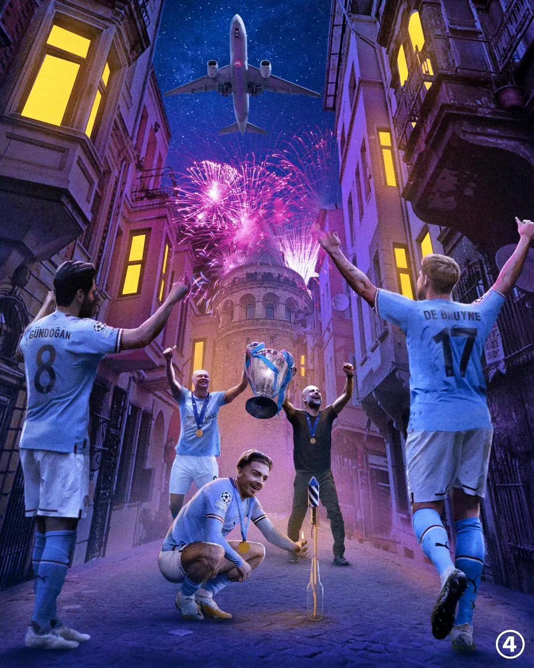 曼城最终3比2击败卫冕冠军,曼城2-0击败维拉登顶榜首