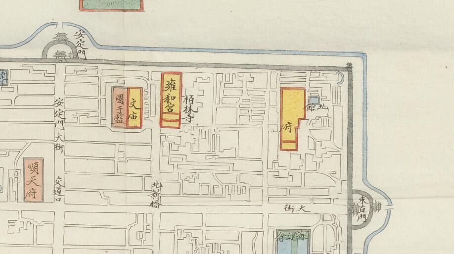 北京百科全书彩图地图,建国后北京地图演变
