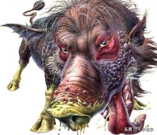 山海经异兽图片可爱版,山海经中105个异兽
