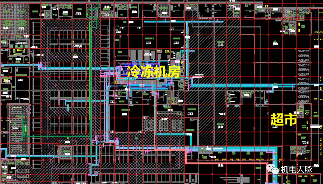 管道支吊架综合平面图绘制,管道支吊架示范做法