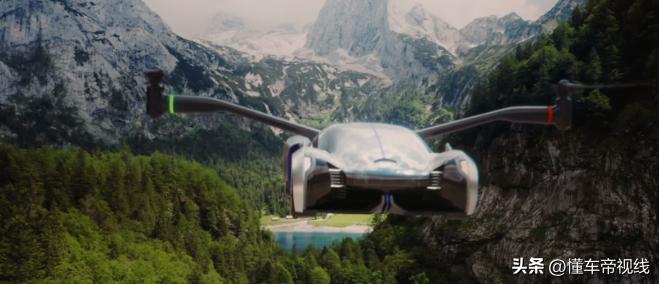 小鹏x2飞行汽车试飞路人视角,小鹏飞行汽车x2能在陆地上行驶