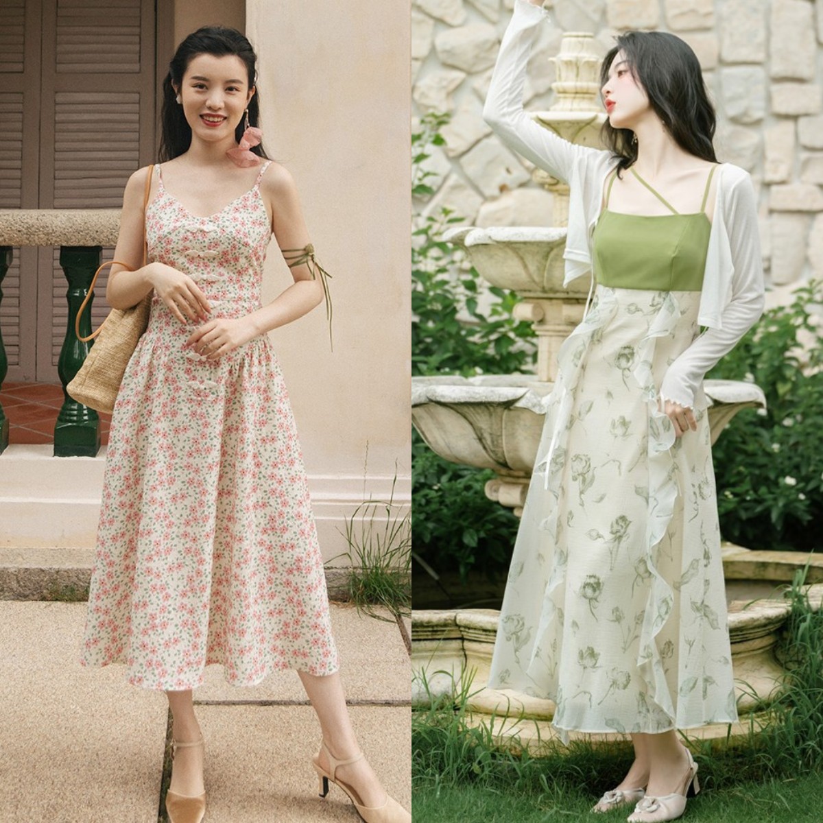 今年最流行的碎花裙是哪一款,今年春夏最流行的碎花裙