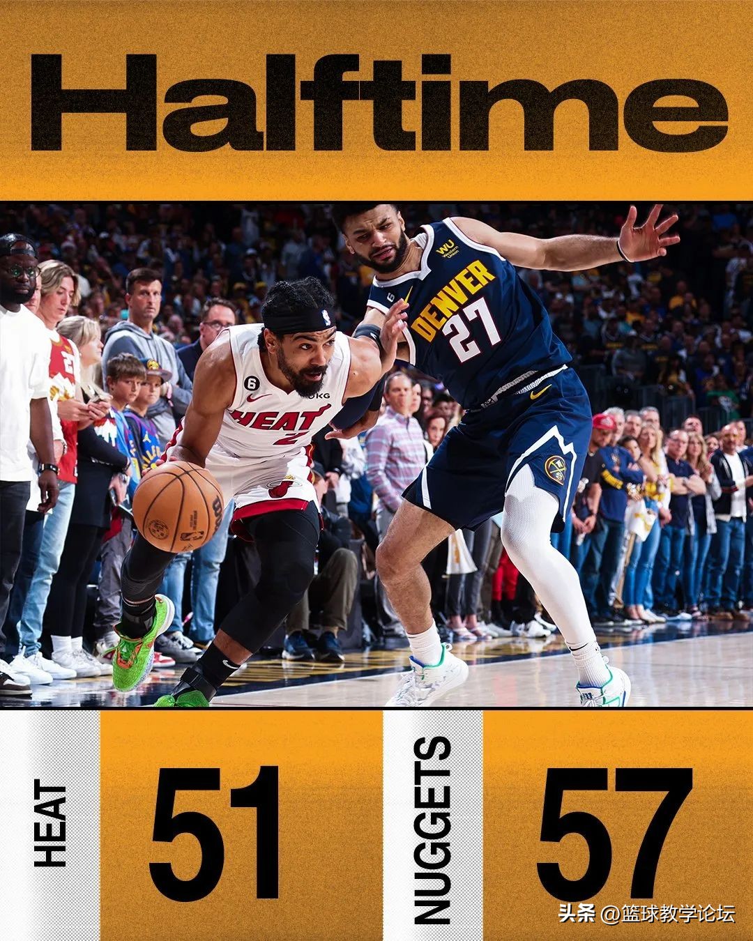 1比1平！总决赛15分超级逆转！约基奇41+11没顶住巴特勒