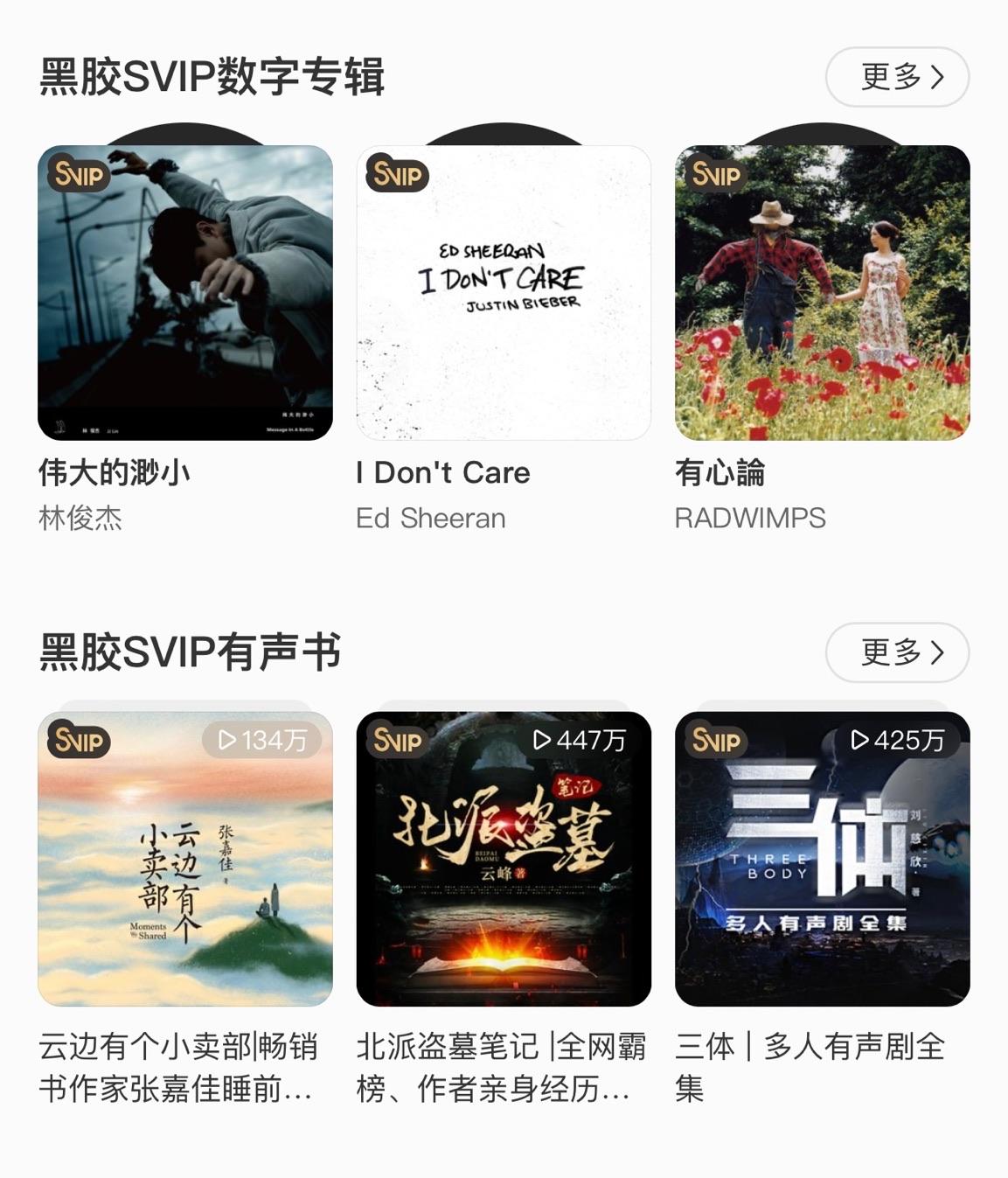 网易云音乐推出黑胶SVIP服务新增权益价值超千元
