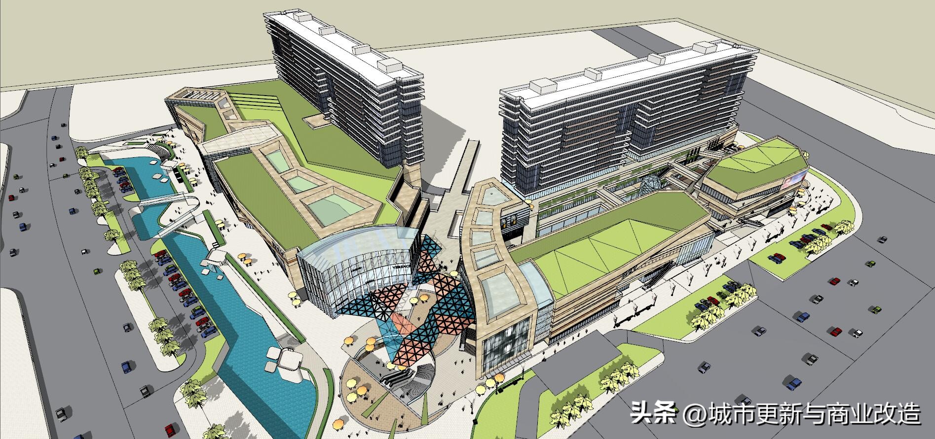 广东江门市保利国际广场方案SU模型图集-13页