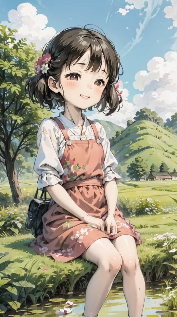 二次ai元少女壁纸,超清ai二次元壁纸