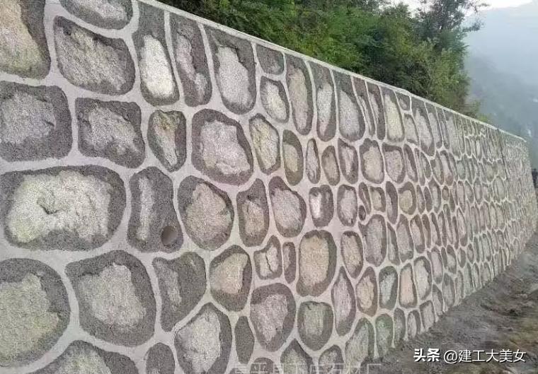 公路挡墙施工图纸,道路浆砌石挡墙施工过程视频